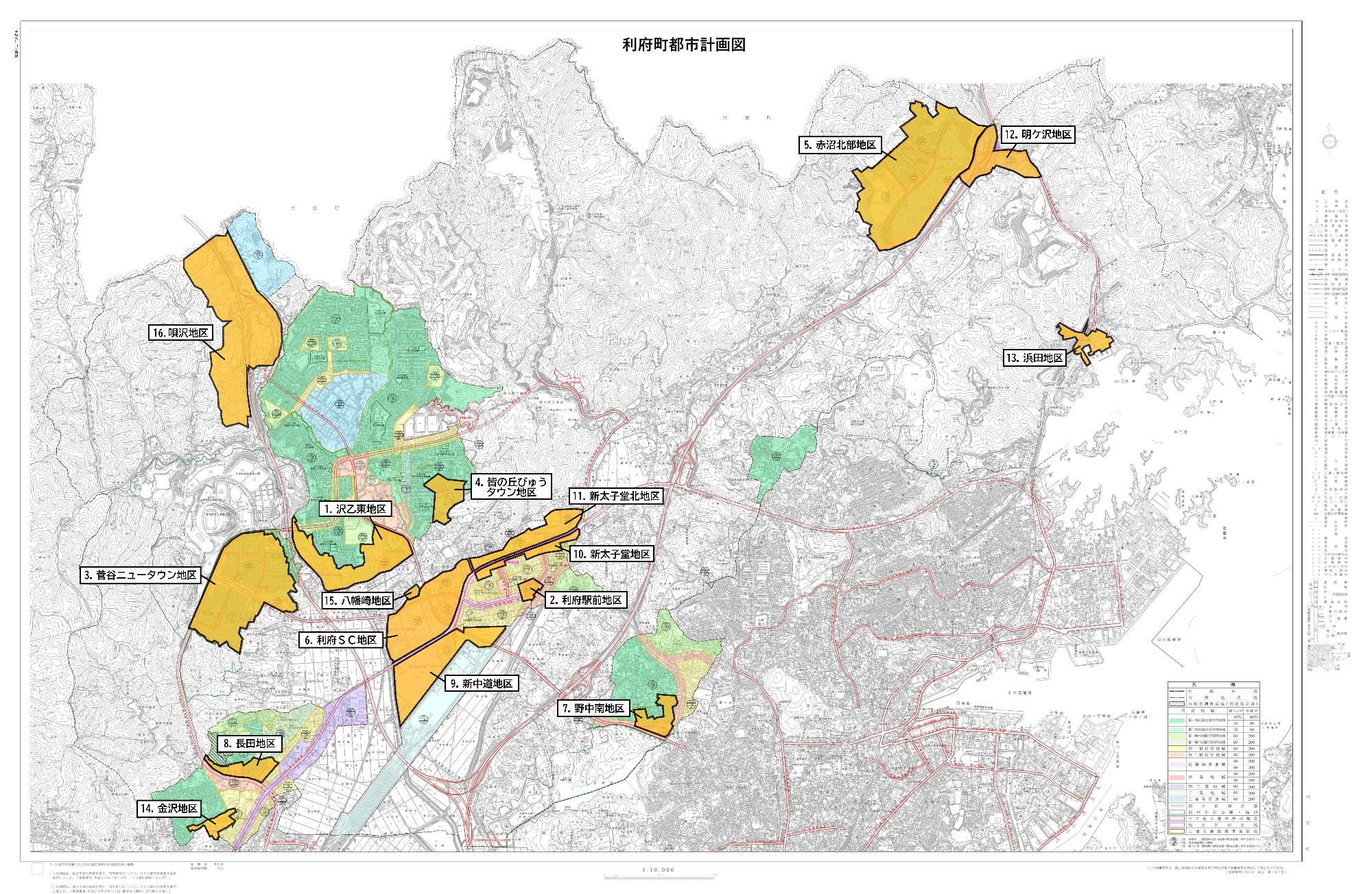 地区計画位置図
