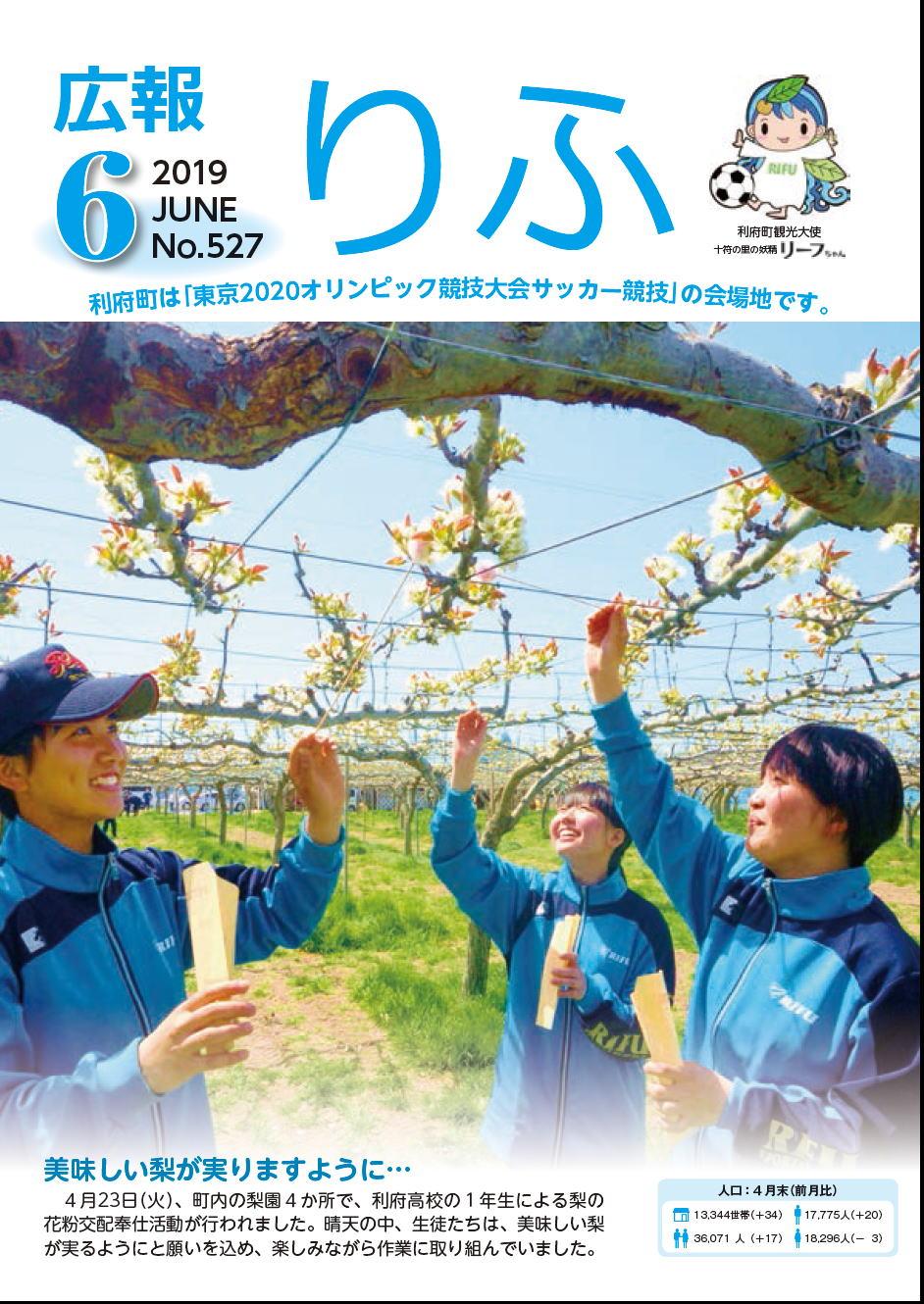 2019年広報りふ6月号No.527