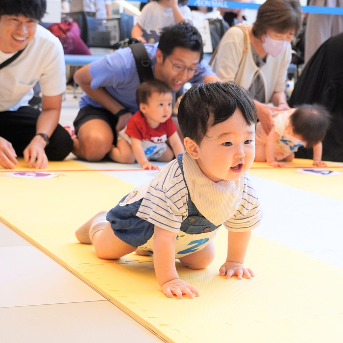 赤ちゃんハイハイレース