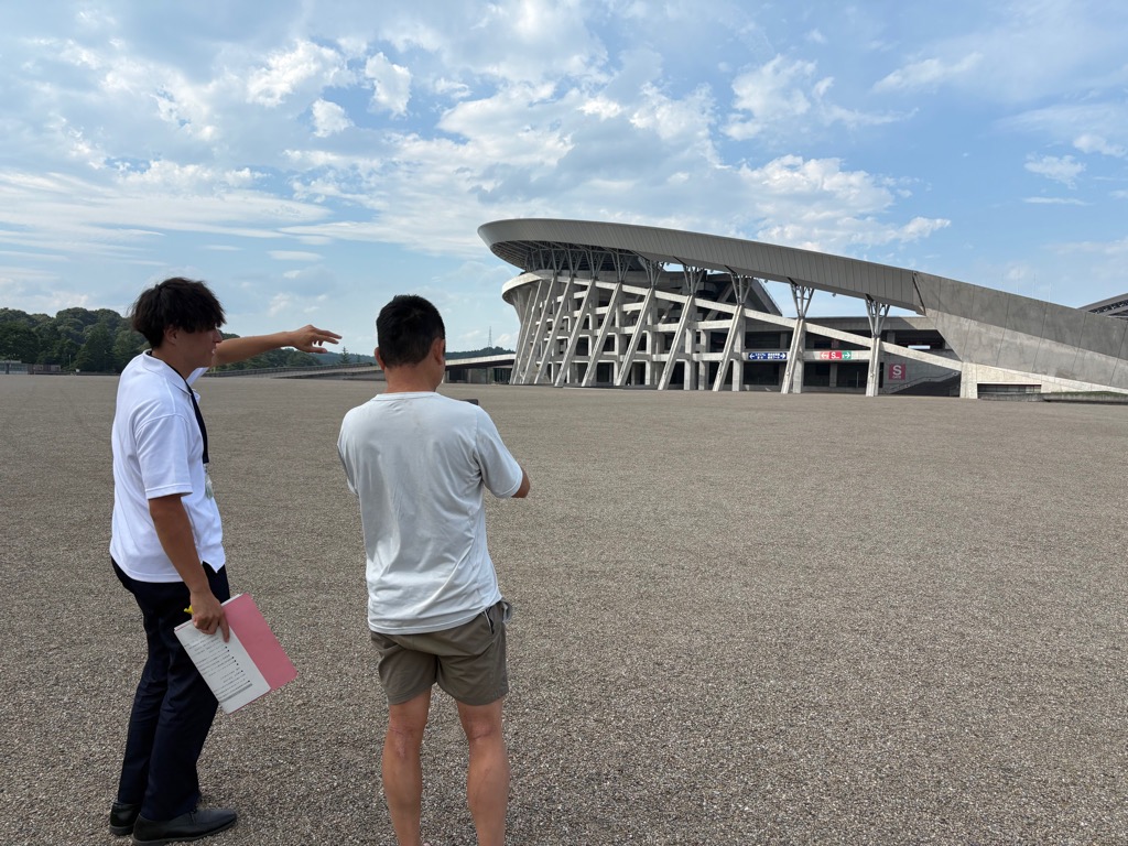 グランディ案内の様子