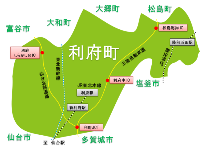 交通アクセス図