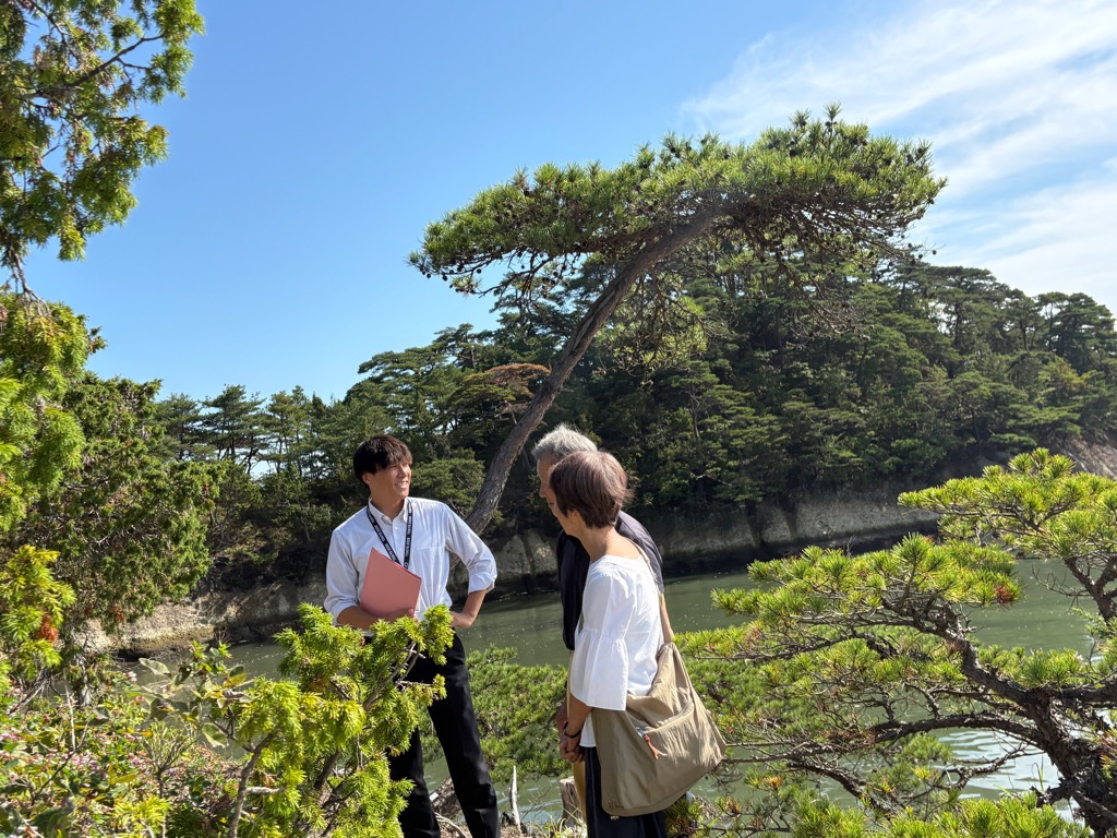 馬の背案内の様子